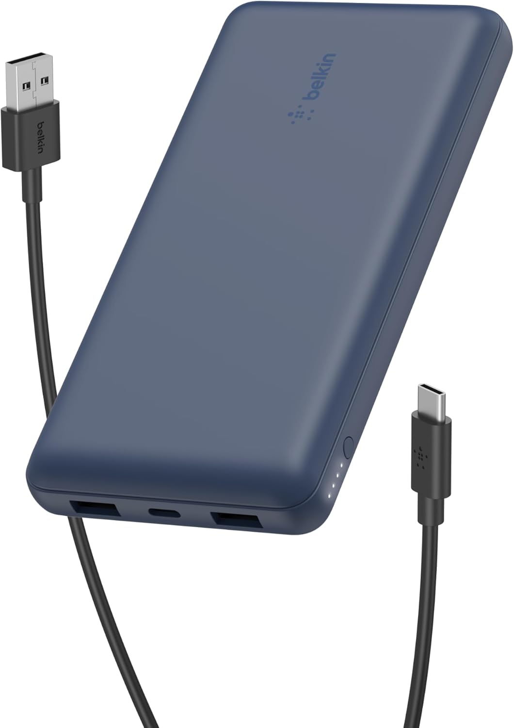 Belkin BoostCharge 3-Port Power Bank 10K (Blue)