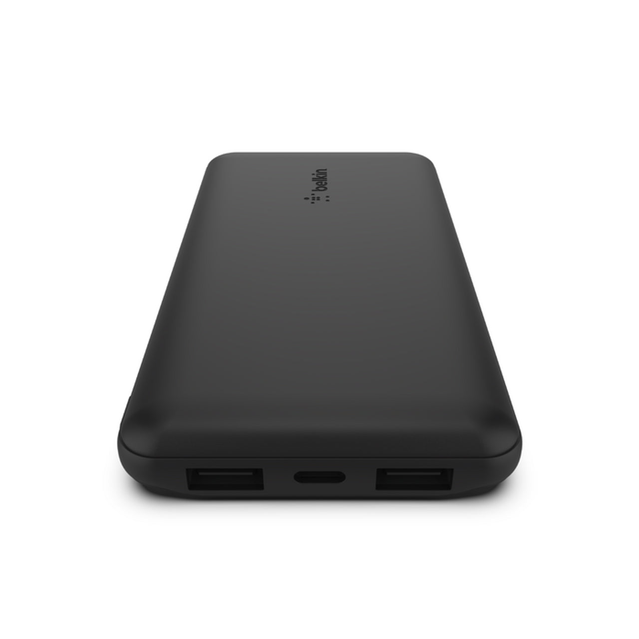 Belkin 10K Power Bank with USB-C 15W, Dual USB-A, 15cm USB-A to C Cable ,Black