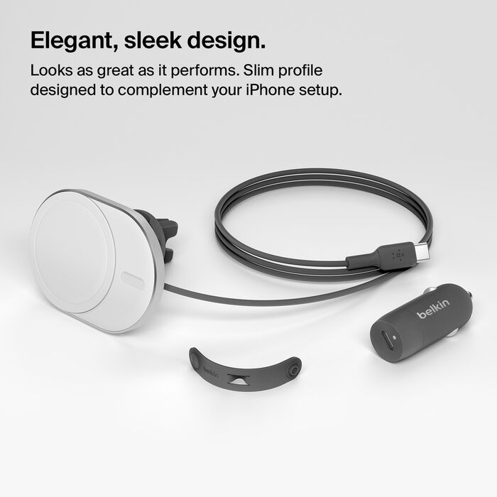 Belkin Magnetic Wireless Car Charger with Qi2 (15W)