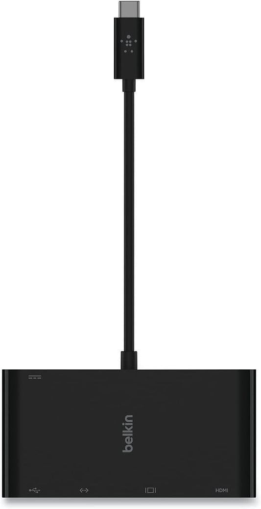 Belkin USB-C Multimedia + Charge Adapter (4K HDMI / USB-A / USB-C / VGA)