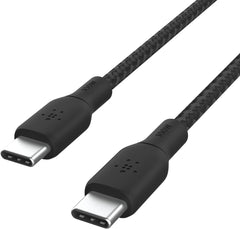 Belkin USB-C to USB-C Cable (100W PD, Double-Braided Nylon)