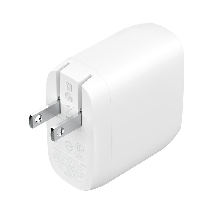Belkin BoostCharge Dual USB-C Power Charger (60W PPS)