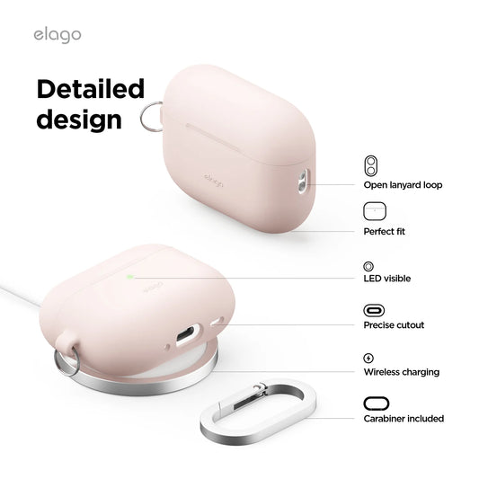 ELAGO Airpods PRO 3 Silicone Hang Case