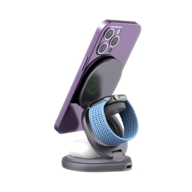 Flat 3-in-1 Magnetic Wireless Charger