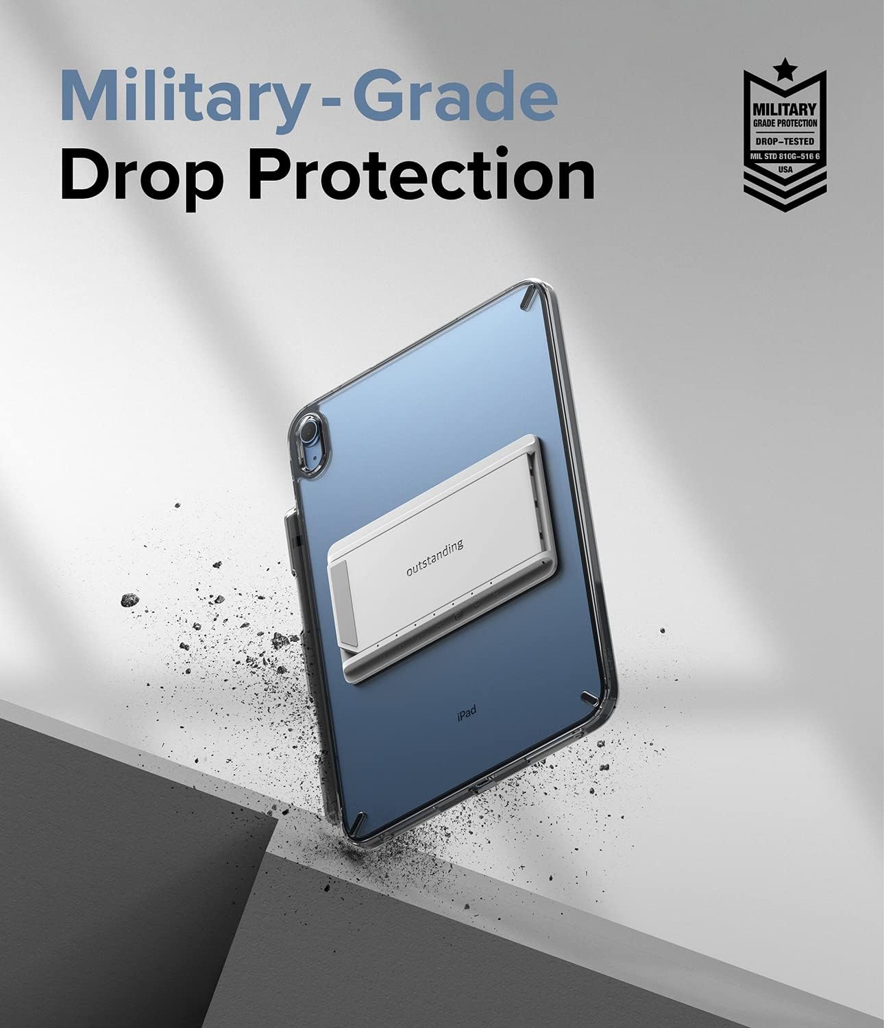 Ringke Fusion & Outstanding Case + Stand for iPad 11th Gen (2025) / 10th Gen (2022)