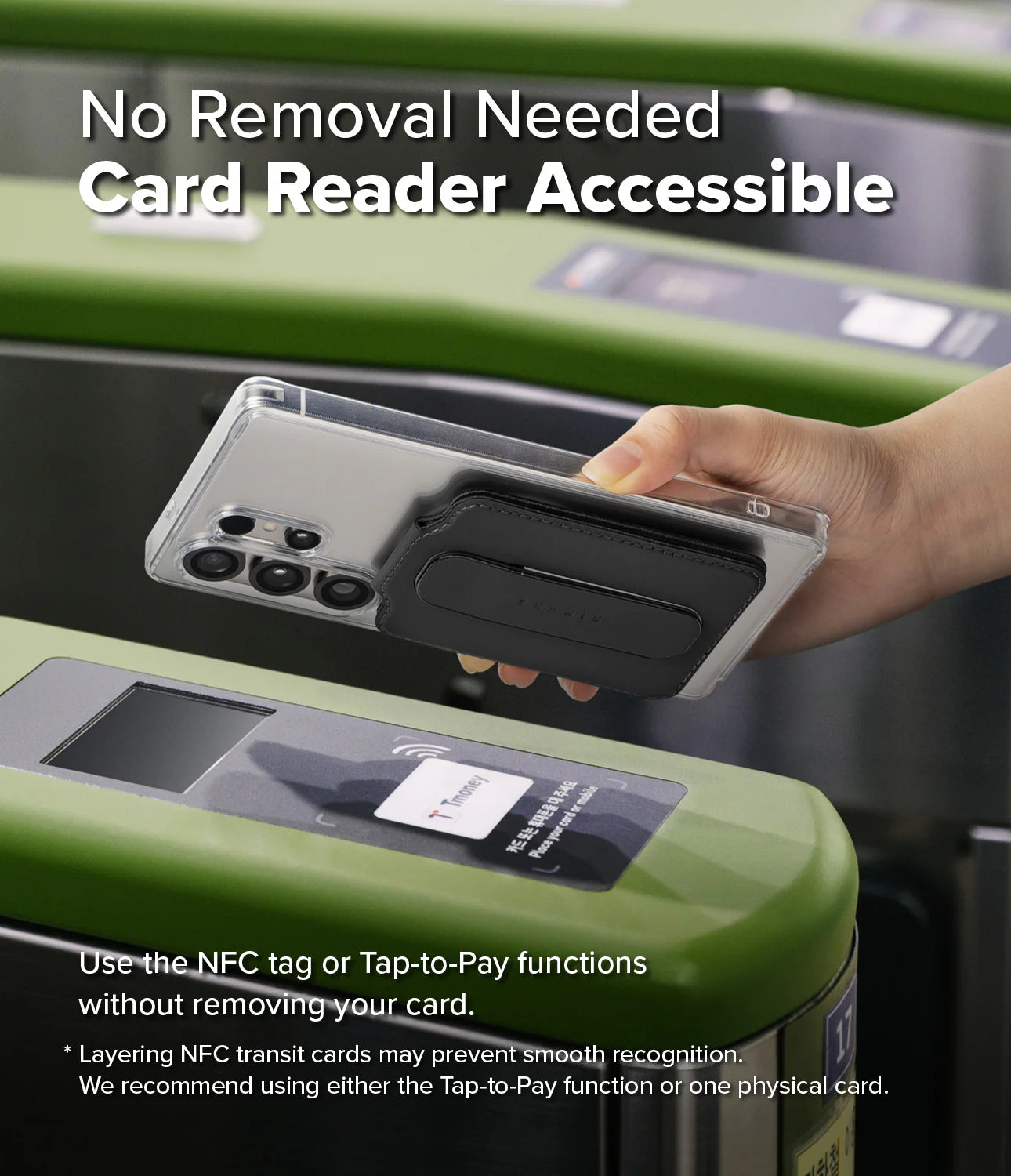 Slide Grip Wallet Magnetic Edge